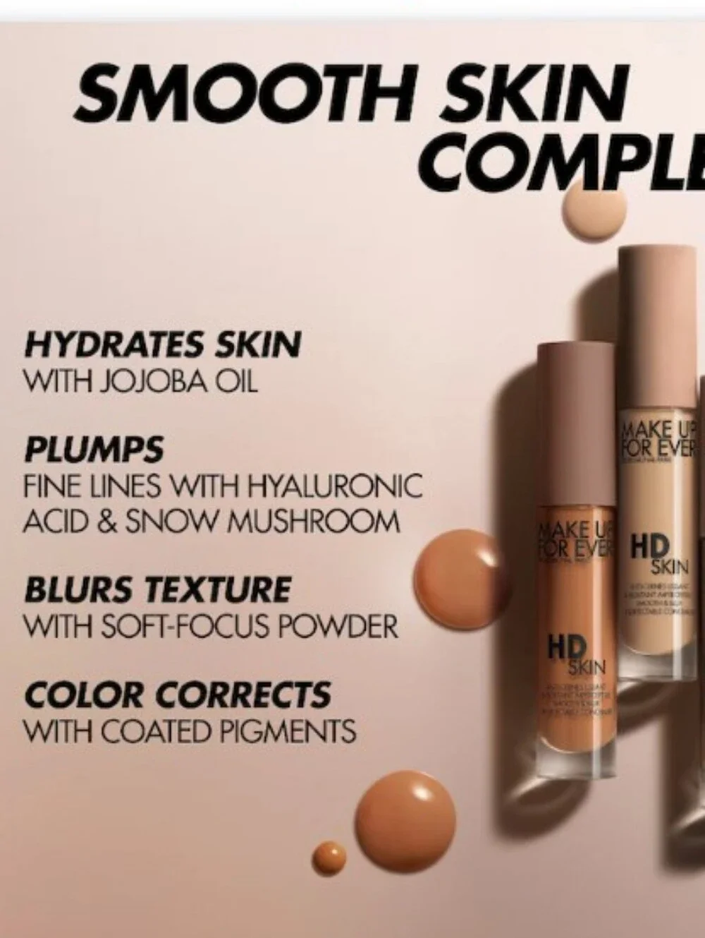 New Makeup Forever HD Skin Concealer - Peanut (3.2Y) Tan